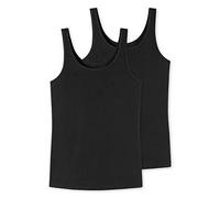 Uncover by Schiesser Damen 2PACK Trägertop Unterwäsche, schwarz, M