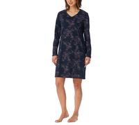 Uncover by Schiesser Damen Nachthemd langärmlig - 95cm lang - Nachtwäsche