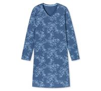 Uncover by Schiesser Damen Nachthemd Sleepshirt V-Ausschnitt Langarm, 95cm - Nachtwäsche