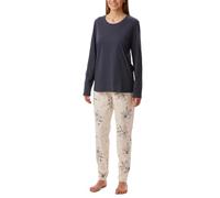 Uncover by Schiesser Damen Schlafanzug Set - Shirt Langarm - Lange Hose