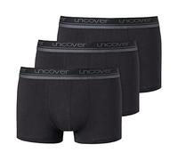 Schiesser Herren Shorts 3er Pack - Serie Uncover, Unterhose, S-3XL Schwarz XL