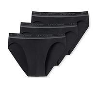 UNCOVER by SCHIESSER Herren Rioslip – 3er-Pack Cotton Stretch, Logobund, Schwarz 3XL