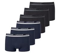 Uncover by Schiesser - Herren 6er Spar-Pack - Retro Pants/Boxer-Shorts - Unterhose ohne Eingriff - Baumwolle - Softbund