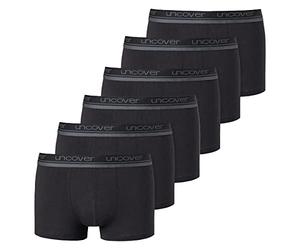 Uncover by Schiesser - Herren 6er Spar-Pack - Retro Pants/Boxer-Shorts - Unterhose ohne Eingriff - Baumwolle - Softbund