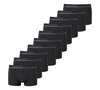 UNCOVER by SCHIESSER Herren Boxershorts, 10er Pack - Shorts, Single Jersey, einfarbig Schwarz / 3XL 3XL Schwarz