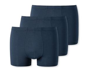 UNCOVER by SCHIESSER Herren Boxershorts, 3er Pack - UNCOVER Cotton, Shorts, Single Jersey Dunkelblau / L L Blau