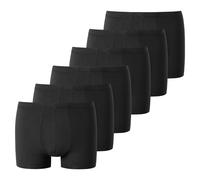 UNCOVER by SCHIESSER Herren Boxershorts, 6er Pack - UNCOVER Cotton, Shorts, Single Jersey Schwarz L