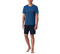Uncover by Schiesser Herren Schlafanzug Set Shirt und Hose kurz - Nachtwäsche