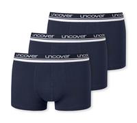 Schiesser Herren Shorts 3er Pack - Serie Uncover, Unterhose, S-3XL Dunkelblau L