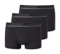 Schiesser Herren Shorts 3er Pack - Serie Uncover, Unterhose, S-3XL Schwarz S