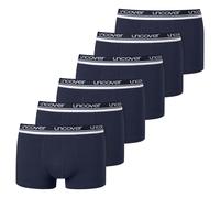 UNCOVER by SCHIESSER Herren Shorts 6er Pack - Serie "Uncover", Unterhose Dunkelblau 3XL