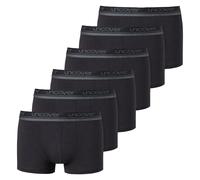 Boxershorts UNCOVER BY SCHIESSER "Boxershort 6er Pack", Herren, Gr. 3XL, schwarz, Obermaterial: 95% Baumwolle CO. 5% Elasthan EL., Unterhosen (48795465-XXXL) schwarz