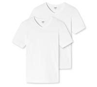 UNCOVER by SCHIESSER Herren T-Shirts im Pack - Vorteilspack, V-Ausschnitt, S-3XL Weiß M 2er Pack (1x2P)