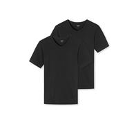 UNCOVER by SCHIESSER Herren T-Shirts im Pack - Vorteilspack, V-Ausschnitt, S-3XL Schwarz M 2er Pack (1x2P)