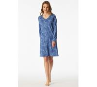 UNCOVER BY SCHIESSER Nachthemd in Blau - Größe 46 | Damen Loungewear