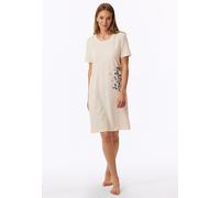 Uncover by Schiesser Damen Nachthemd Bigshirt Kurzarm - Nachtwäsche