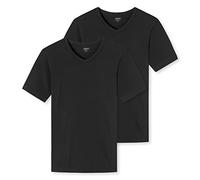 UNCOVER by Schiesser Herren T-Shirts V-Ausschnitt Vorteilspack Schwarz 3XL 2er-Pack