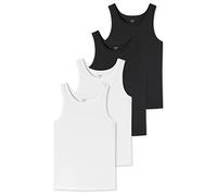 Uncover by Schiesser - Unterhemd/Tanktop - 4er Pack (XL Schwarz/Weiß)
