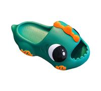 und Mädchen, große Augen, Dinosaurier, für den Innenbereich, Badezimmer, Badewanne, rutschfest, weicher Boden, Trittgefühl, Baby-Hausschuhe Einfache Hausschuhe (GN1, 30.5 Little Child)