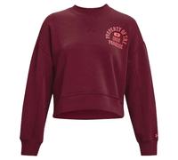 Under Armor Project Rock Womens Burgund Fleece Pullover L