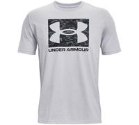 UNDER ARMOUR ABC Camouflage Boxed Logo kurzarm Trainingsshirt Herren 011 - mod gray light heather/mod gray light heather XXL