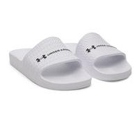 UNDER ARMOUR ARMR Lite Slides Badelatschen Damen 100 - white/white/black 40.5