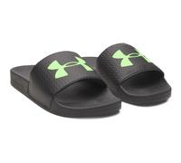 Under Armour Herren Badeschlappen UA ARMR Slide 6007527-003 Schwarz/Hyper Green Größe 44