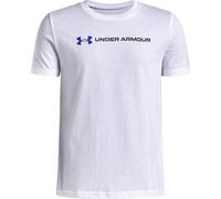 Under Armour B Logo Wordmark SS white team royal (100) XS