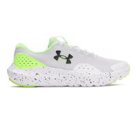 Under Armour Jungen Grundschule Surge 4, leichte und atmungsaktive Laufschuhe, gepolsterte Joggingschuhe für langen Komfort,White / Hyper Green / Black,37.5