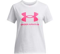 Under Armour Big Logo Mädchen T-Shirt, weiß YSM