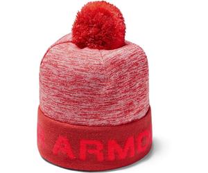 Under Armour Boy's Gametime Pom Beanie Kappen OSFA Rot