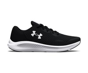 Under Armour Boys' Grade School UA Charged Pursuit 3 Running Shoes black white (001) 3.5