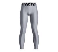 Under Armour boys HeatGear Armour Leggings , Steel (035)/Black , Youth X-Large