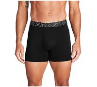 Under Armour Charged Cotton Herren-Boxerjock, 15,2 cm, 3er-Pack, Black Solid - Core, Medium