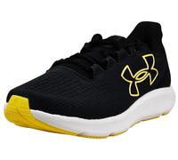Under Armour Charged Pursuit 3 Herren-Laufschuh mit großem Logo, Anthrazit/Schwarz/Taxi, 44.5 EU