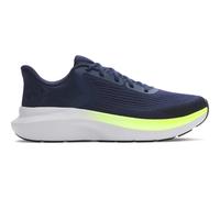 Under Armour Herren Charged Rogue 5, Running Schuhe mit Dämpfung, passgenaue Laufschuhe, atmungsaktive & leichte Sportschuhe für Männer,Washed Navy / High Vis Yellow / Black,45.5