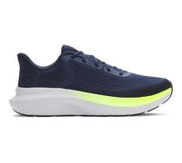 Laufschuh UNDER ARMOUR "UA Charged Rogue 5", Gr. 44, washed navy, high vis gelb, schwarz, Textil, Synthetik, sportlich, Schuhe (29942324-44) washed navy, high vis gelb, schwarz