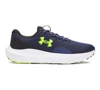 Under Armour Charged Surge 4 Herren-Sneaker, 404, gewaschenes Marineblau/Schwarz/Warnschutzgelb (Washed Navy/Black/High Vis Yellow), Größe 43