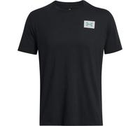 Under Armour Color Block Logo Left Chest Herren T-Shirt, schwarz MD