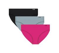 Under Armour Damen 3-Pack Pure Stretch No Show Bikini Underwear, All-Day Comfort & Ultra-Soft Fit Unterwäsche im Bikini-Stil (3er Pack)