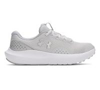 Under Armour Damen Charged Surge 4, leichte und atmungsaktive Laufschuhe, gepolsterte Joggingschuhe für langen Komfort,Halo Gray / Metallic Silver / Metallic Silver,42
