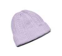 Under Armour Damen Mütze Halftime Cable Knit Beanie 1386639-535 Salt Purple