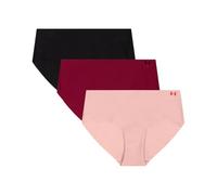 Under Armour Damen Hipster-Slips im 3er-Pack - Unsichtbares Pure Stretch, nahtlos, Keine Abdrücke, Ultraleicht, ganztägiger