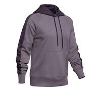 Under Armour Damen Hoodie UA Rival Fleece Graphic Novelty 1348553-033 XS Flint/Nocturne Purple