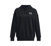 Under Armour Essential FLC OS Hoodie Sweatshirt Damen, Black/White, S