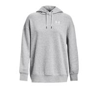 UNDER ARMOUR Essential OverSized Fleece Hoodie Damen 012 - mod gray light heather/white M