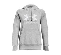 UNDER ARMOUR Rival Fleece Big Logo Hoodie Damen 012 - mod gray light heather/white M