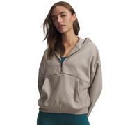 UNDER ARMOUR Icon Fleece 1/2-Zip Hoodie Damen 203 - timberwolf taupe/timberwolf taupe S