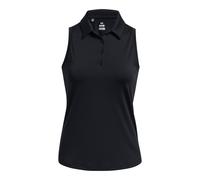 UNDER ARMOUR Playoff ärmelloses Poloshirt Damen 001 - black/black/halo gray M
