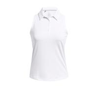 UNDER ARMOUR Playoff ärmelloses Poloshirt Damen 100 - white/halo gray/halo gray XL